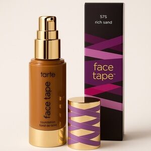 Tarte Face Tape Foundation ~ 57S Rich Sand  ~ 1.01 oz / 30 ml